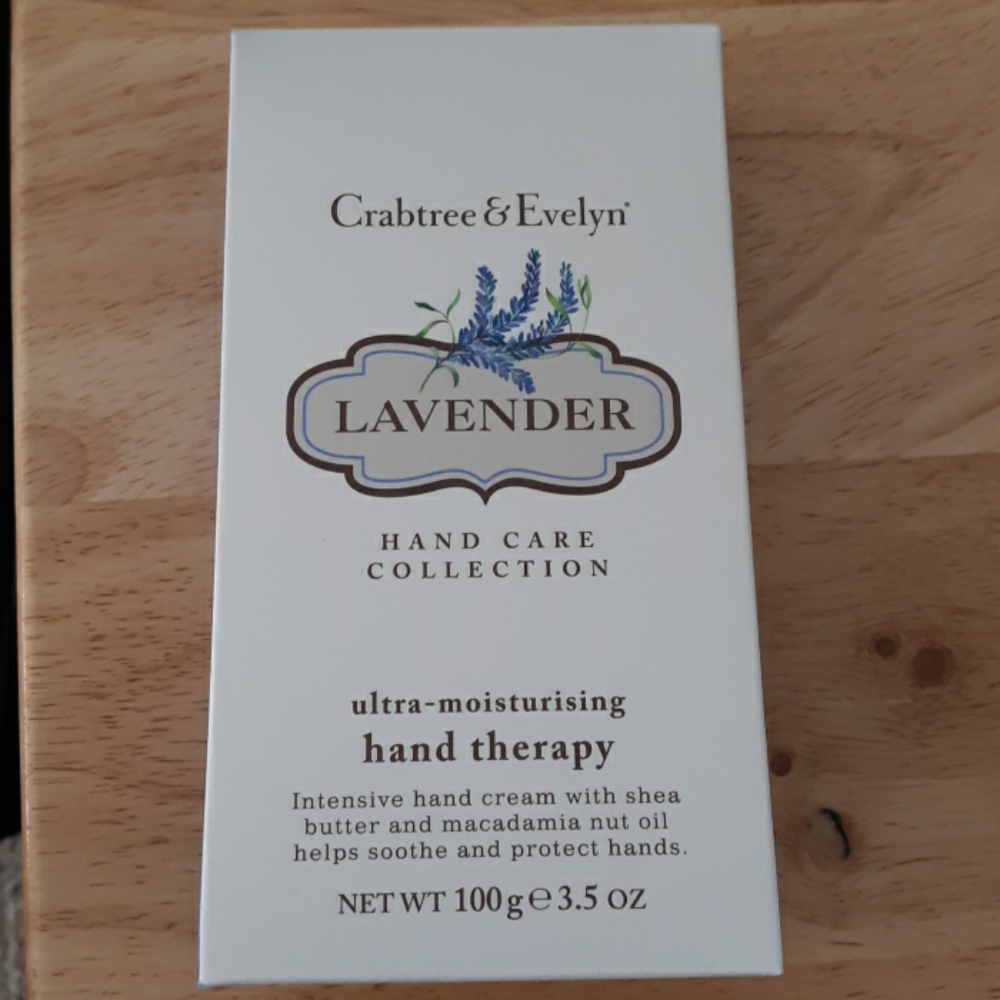 Crabtree and Evelyn hand therapy